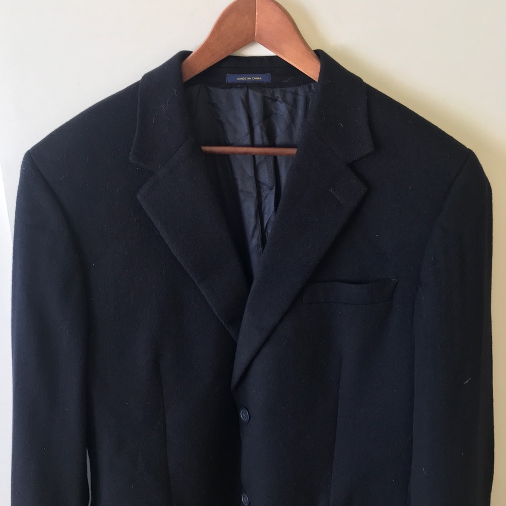Vintage Club Room Men's Wool Silk Blazer Sz 42R